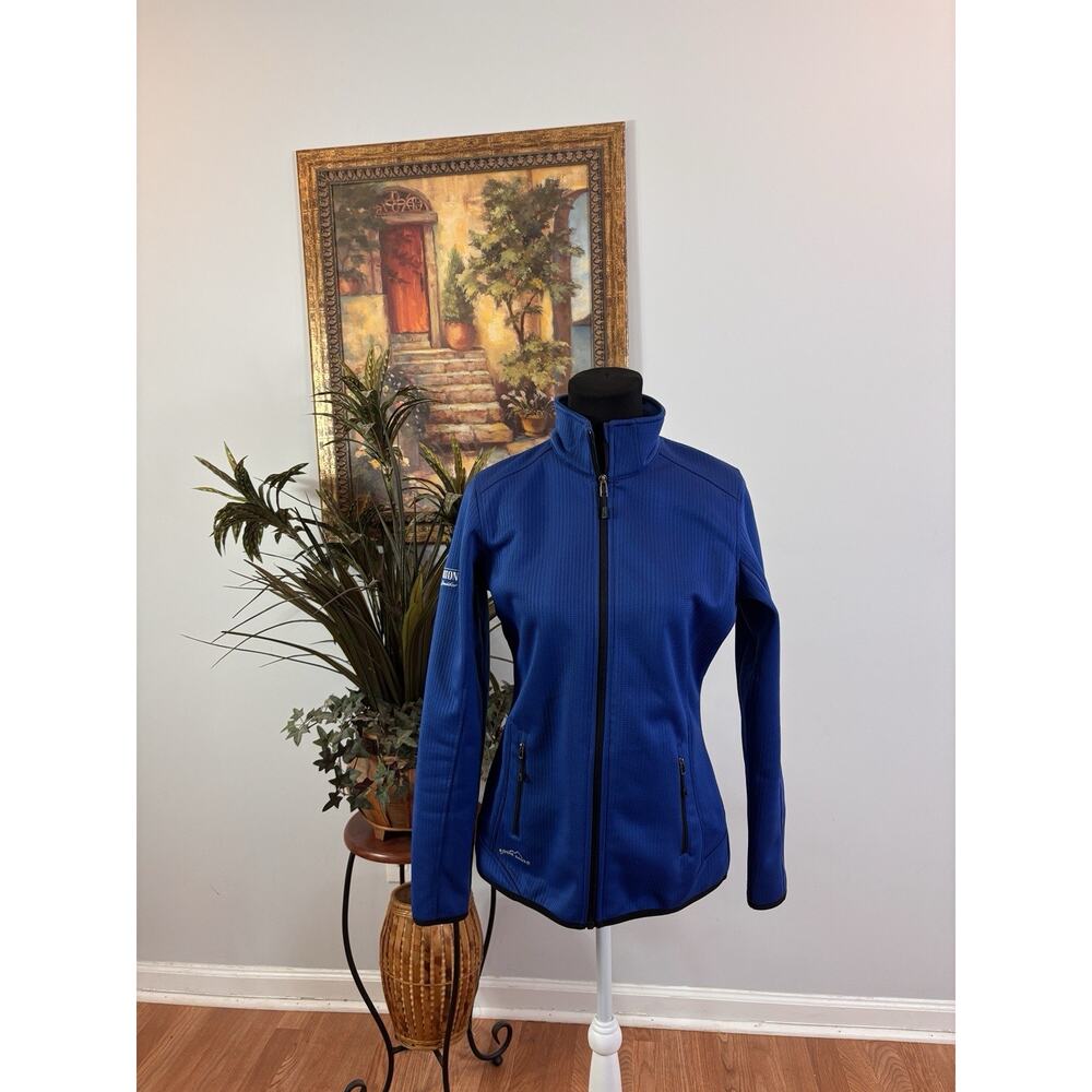 Eddie Bauer Activewear Full Zipper Front Long Sleeve S Loungewear Zip Pocket